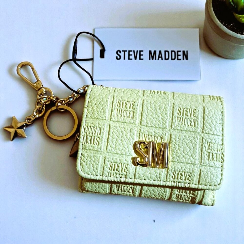 Steve Madden Yellow Hollywood Embossed Wallet NWT